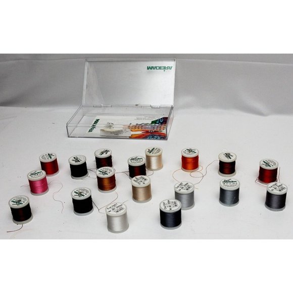 Madeira #40 Rayon Embroidery Thread 200m Each 18 Rolls Crafts Mixed Colors #1 - Picture 1 of 7